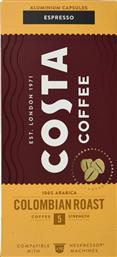 ΚΑΨΟΥΛΕΣ ΚΑΦΕ ESPRESSO COLOMBIAN ROAST 10X5.7G COSTA COFFEE