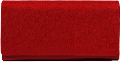 ΠΟΡΤΟΦΟΛΙ ΔΕΡΜΑΤΙΝΟ 1719 KOKKINO COZY