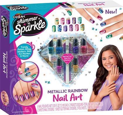 CRA-Z-ART SHIMMER 'N SPARKLE METALLIC RAINBOW NAIL ART (65540)