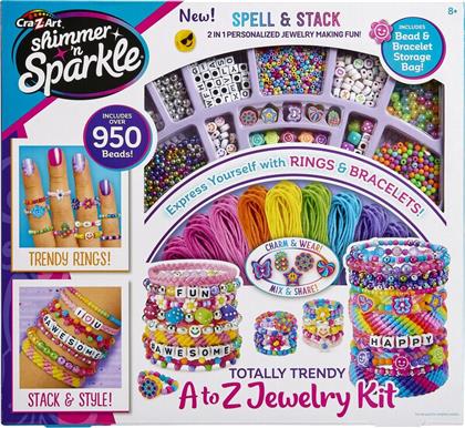 CRA-Z-ART SHIMMER 'N SPARKLE TOTALLY TRENDY A-Z JEWELRY SET (65664) από το MOUSTAKAS