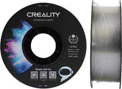 ΝΗΜΑ 3D ΕΚΤΥΠΩΤΗ CR-PETG 1KG 1.75MM - ΔΙΑΦΑΝΟ CREALITY