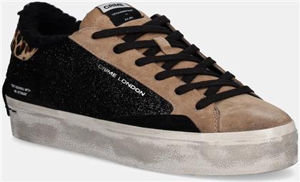 ΑΘΛΗΤΙΚΑ DISTRESSED PLATFORM ΧΡΩΜΑ: ΚΑΦΕ, 25070AA8 CRIME LONDON