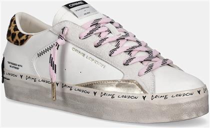 ΔΕΡΜΑΤΙΝΑ SNEAKERS DISTRESSED CRIME LONDON