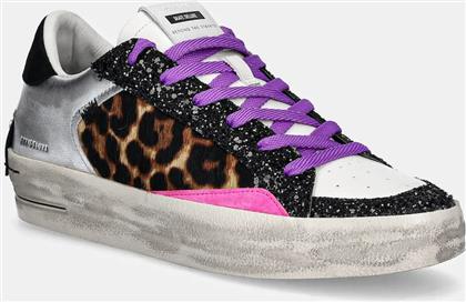 ΔΕΡΜΑΤΙΝΑ ΑΘΛΗΤΙΚΑ ΠΑΠΟΥΤΣΙΑ SK8 DELUXE WEDGE ΧΡΩΜΑ: ΠΟΛΥΧΡΩΜΟ, 25194AA8 CRIME LONDON