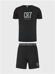 ΠΙΤΖΑΜΑ 8730-41-917 ΜΑΥΡΟ REGULAR FIT CRISTIANO RONALDO CR7 από το MODIVO