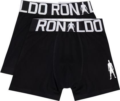 ΣΕΤ ΜΠΟΞΕΡΑΚΙΑ 2 ΤΜΧ. BOYS 2-PACK BOXER 8400-51-451 ΜΑΥΡΟ CRISTIANO RONALDO CR7