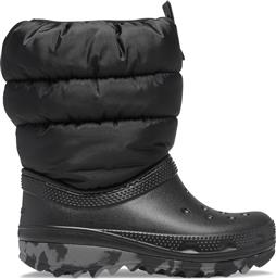 ΜΠΟΤΕΣ ΧΙΟΝΙΟΥ CLASSIC NEO PUFF BOOT T 207683 ΜΑΥΡΟ CROCS