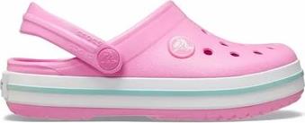 CLOG CROCBAND ΠΑΙΔΙΚΑ ΠΑΠΟΥΤΣΙΑ ΓΙΑ ΚΟΡΙΤΣΙΑ PINK - ΡΟΖ CROCS