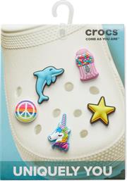 ΔΙΑΚΟΣΜΗΣΗ ΠΑΠΟΥΤΣΙΩΝ JIBBITZ GIRLS RULE 5 PACK 10008410 ΕΓΧΡΩΜΟ CROCS