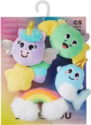 ΔΙΑΚΟΣΜΗΣΗ ΠΑΠΟΥΤΣΙΩΝ JIBBITZ MAGICAL PLUSH FRIENDS 5 PACK 10012954 ΕΓΧΡΩΜΟ CROCS