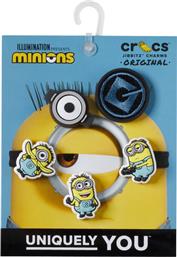 ΔΙΑΚΟΣΜΗΣΗ ΠΑΠΟΥΤΣΙΩΝ JIBBITZ MINIONS 5PCK 10012725 ΕΓΧΡΩΜΟ CROCS