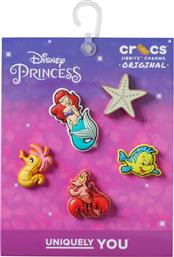 ΔΙΑΚΟΣΜΗΣΗ ΠΑΠΟΥΤΣΙΩΝ JIBBITZ PRINCESS ARIEL 5PCK 10013197 ΕΓΧΡΩΜΟ CROCS