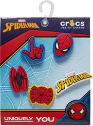 ΔΙΑΚΟΣΜΗΣΗ ΠΑΠΟΥΤΣΙΩΝ JIBBITZ SPIDER MAN 5 PCK 10010007 ΕΓΧΡΩΜΟ CROCS