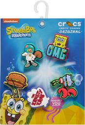 ΔΙΑΚΟΣΜΗΣΗ ΠΑΠΟΥΤΣΙΩΝ JIBBITZ SPONGEBOB 5PCK 10010012 ΕΓΧΡΩΜΟ CROCS