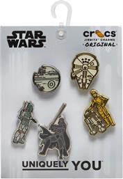 ΔΙΑΚΟΣΜΗΣΗ ΠΑΠΟΥΤΣΙΩΝ JIBBITZ STAR WARS 5PK ΕΓΧΡΩΜΟ CROCS