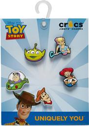 ΔΙΑΚΟΣΜΗΣΗ ΠΑΠΟΥΤΣΙΩΝ JIBBITZ TOY STORY 5 PACK 10009670 ΕΓΧΡΩΜΟ CROCS