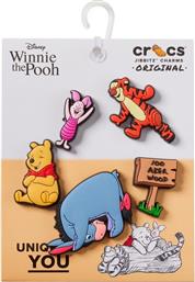 ΔΙΑΚΟΣΜΗΣΗ ΠΑΠΟΥΤΣΙΩΝ WINNIE THE POOH 5 PACK 10011268 ΕΓΧΡΩΜΟ CROCS