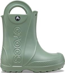 ΓΑΛΟΤΣΕΣ HANDLE RAIN BOOT KIDS 12803 ΠΡΑΣΙΝΟ CROCS