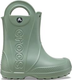 ΓΑΛΟΤΣΕΣ HANDLE RAIN BOOT KIDS 12803 ΠΡΑΣΙΝΟ CROCS