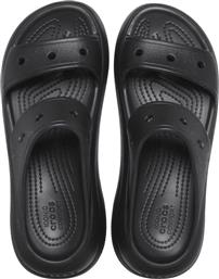 ΓΥΝΑΙΚΕΙΑ ΣΑΝΔΑΛΙΑ ΜΟΝΟΧΡΩΜΑ ''CRUSH SANDAL'' - E69004 ΜΑΥΡΟ CROCS