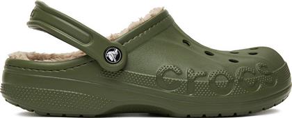 ΠΑΝΤΟΦΛΕΣ C-BAYA LINED CLOG 205969-3TC ΠΡΑΣΙΝΟ CROCS