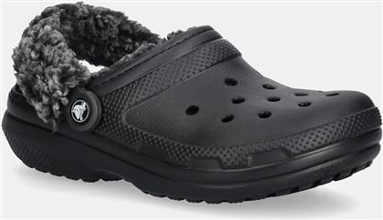 ΠΑΝΤΟΦΛΕΣ CLASSIC FLEECE LINED CLOG ΧΡΩΜΑ: ΜΑΥΡΟ, 211396 CROCS