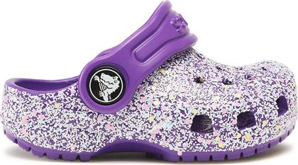 ΠΑΝΤΟΦΛΕΣ CLASSIC GLITTER KIDS CLOG T 206992 ΜΩΒ CROCS