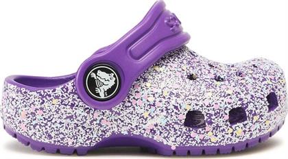 ΠΑΝΤΟΦΛΕΣ CLASSIC GLITTER KIDS CLOG T 206992 ΜΩΒ CROCS