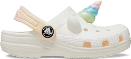 ΠΑΝΤΟΦΛΕΣ CLASSIC IAM RAINBOW UNICORN CLOG T 209701 ΛΕΥΚΟ CROCS