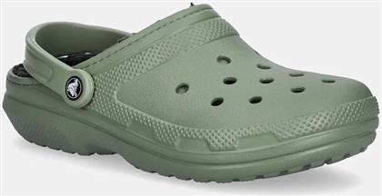 ΠΑΝΤΟΦΛΕΣ CLASSIC LINED CLOG ΧΡΩΜΑ: ΠΡΑΣΙΝΟ, 203591 CROCS