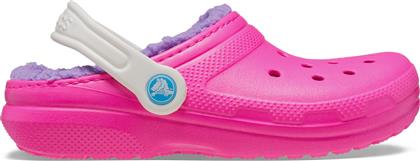 ΠΑΝΤΟΦΛΕΣ CLASSIC LINED CLOG KIDS 207010 ΡΟΖ CROCS