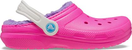 ΠΑΝΤΟΦΛΕΣ CLASSIC LINED CLOG KIDS 207010 ΡΟΖ CROCS