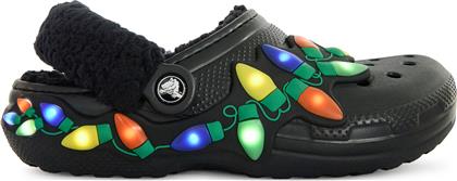 ΠΑΝΤΟΦΛΕΣ CLASSIC LINED HOLIDAY LIGHTS CLOG 212054 ΜΑΥΡΟ CROCS