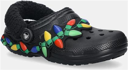 ΠΑΝΤΟΦΛΕΣ CLASSIC LINED HOLIDAY LIGHTS CLOG ΧΡΩΜΑ: ΜΑΥΡΟ, 212054 CROCS