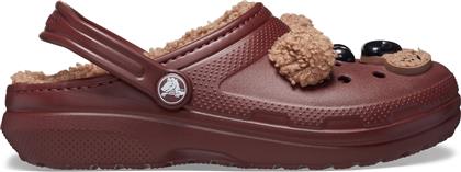 ΠΑΝΤΟΦΛΕΣ CLASSIC LINED IAM BROWN BEAR CLOG K 210399 ΚΑΦΕ CROCS