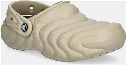 ΠΑΝΤΟΦΛΕΣ CLASSIC LINED OVERPUFF CLOG ΧΡΩΜΑ: ΚΙΤΡΙΝΟ, 210059 CROCS