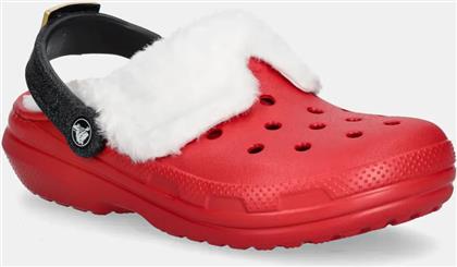 ΠΑΝΤΟΦΛΕΣ CLASSIC LINED SANTA CLOG ΧΡΩΜΑ: ΚΟΚΚΙΝΟ, 210933 CROCS