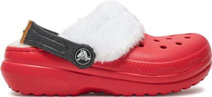 ΠΑΝΤΟΦΛΕΣ CLASSIC LINED SANTA CLOG K 210931 ΚΟΚΚΙΝΟ CROCS