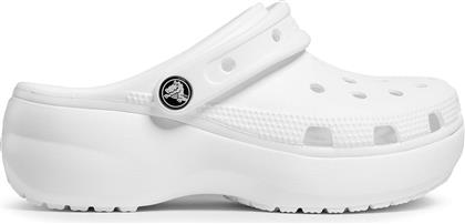 ΠΑΝΤΟΦΛΕΣ CLASSIC PLATFORM CLOG W 206750 ΛΕΥΚΟ CROCS