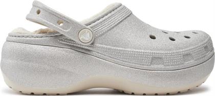 ΠΑΝΤΟΦΛΕΣ CLASSIC PLATFORM GLITTER LINED CLOG W 210413 ΑΣΗΜΙ CROCS