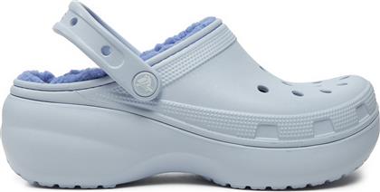 ΠΑΝΤΟΦΛΕΣ CLASSIC PLATFORM LINED CLOG W 207938 ΓΑΛΑΖΙΟ CROCS