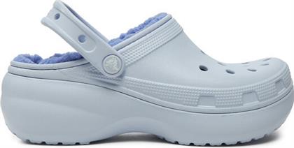 ΠΑΝΤΟΦΛΕΣ CLASSIC PLATFORM LINED CLOG W 207938 ΓΑΛΑΖΙΟ CROCS