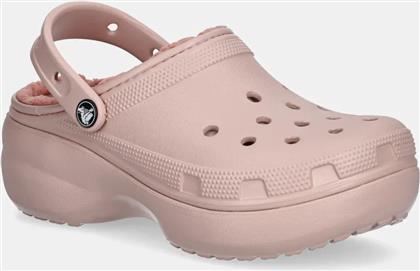 ΠΑΝΤΟΦΛΕΣ CLASSIC PLATFORM LINED CLOG W ΧΡΩΜΑ: ΡΟΖ, 207938 CROCS