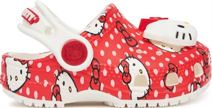 ΠΑΝΤΟΦΛΕΣ HELLO KITTY RED CLASSIC CLOG T 210577 ΕΓΧΡΩΜΟ CROCS από το MODIVO