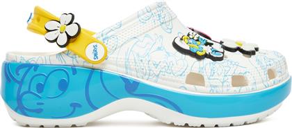 ΠΑΝΤΟΦΛΕΣ SMURFS PLATFORM CLOG 210822 ΕΓΧΡΩΜΟ CROCS