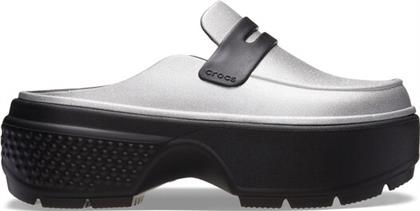 ΠΑΝΤΟΦΛΕΣ STOMP METALLIC LOAFER CLOG 210363 ΑΣΗΜΙ CROCS