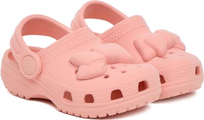 ΠΑΝΤΟΦΛΕΣ TODDLER CLASSIC VELVET BOW CLOG 211887 ΡΟΖ CROCS