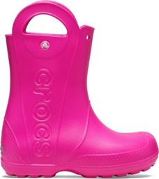 ΠΑΙΔΙΚΕΣ ΓΑΛΟΤΣΕΣ HANDLE RAIN PINK CRUSH (ΜΕΓΕΘΗ 28-31) - ΡΟΖ CROCS