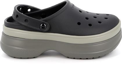 ΣΑΜΠΟ CLASSIC STACKED CLOG ΧΡΩΜΑΤΟΣ ΜΑΥΡΟ 211355-001 CROCS