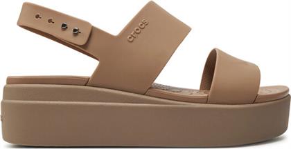 ΣΑΝΔΑΛΙΑ BROOKLYN LOW WEDGE W 206453 ΜΠΕΖ CROCS